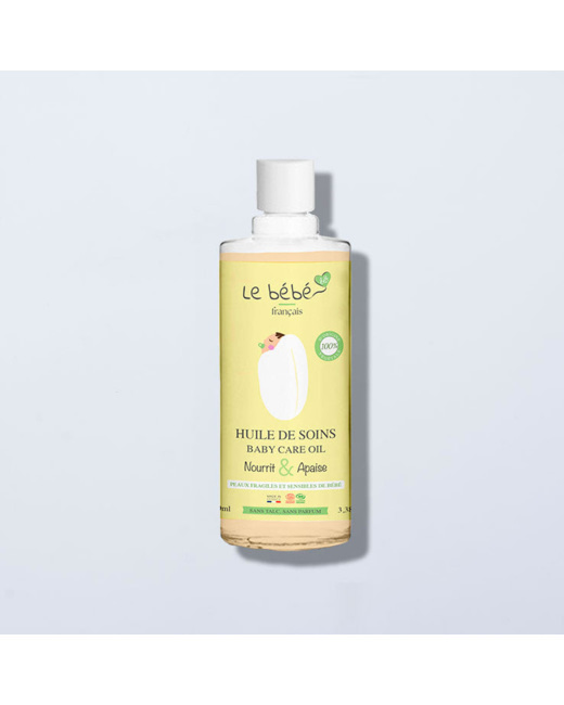 Huile de soins bébé bio