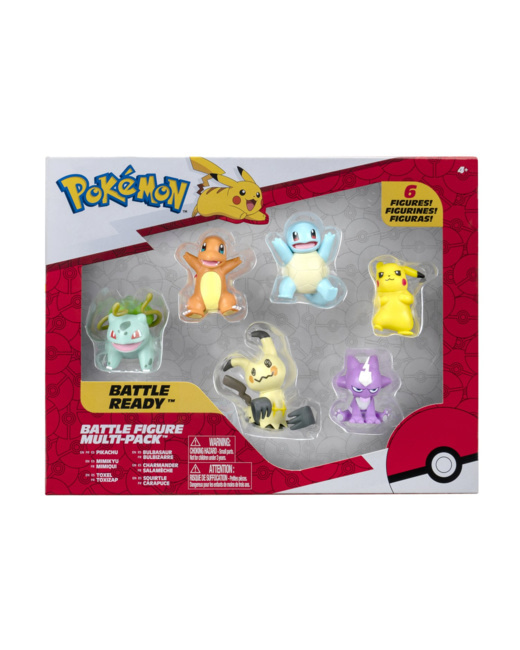Pack de 6 figurines Pokémon