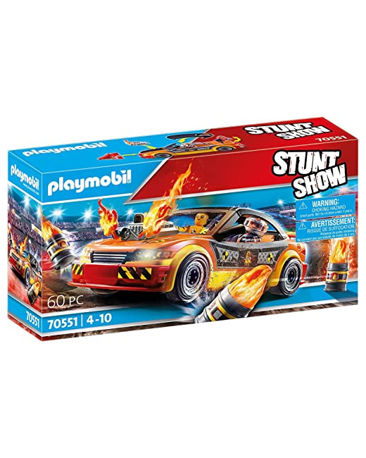Playmobil Stuntshow - Voiture crash test mannequin