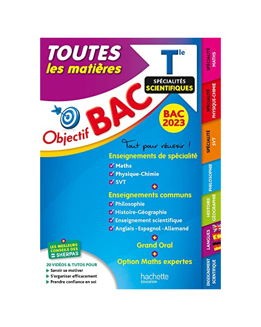 Objectif Bac 2023 - Term Spécialités scientifiques Toutes les matières