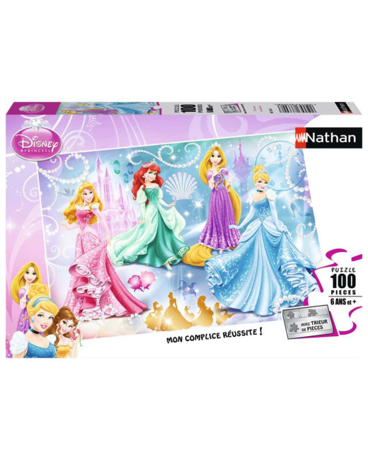 Puzzle Princesses étincelantes / Disney Princesses - de 6 ans