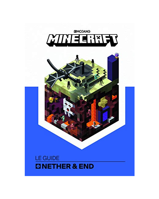 Livre Minecraft, Le Guide Nether & Ender - Livre Officiel Mojang - De 9 À 14 Ans