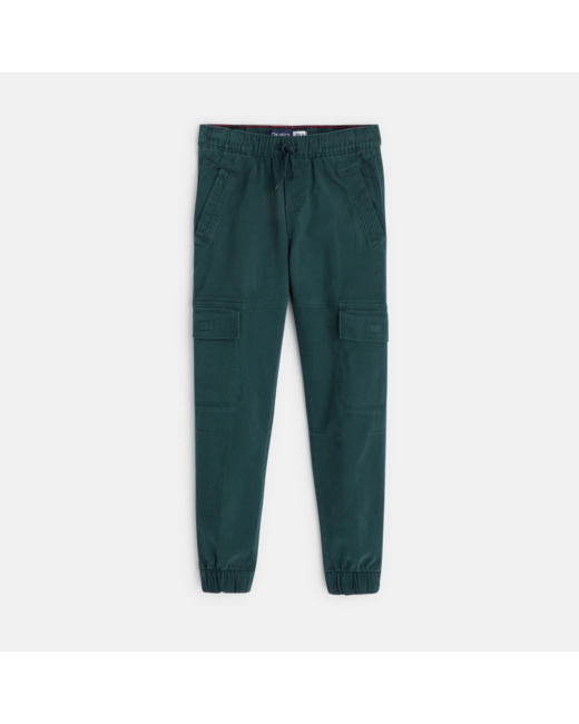Jogpant cargo vert garçon
