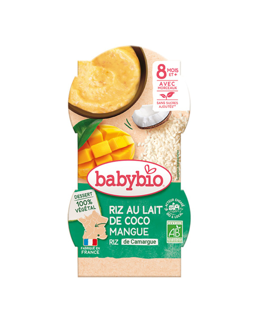 Riz au lait de Coco Mangue