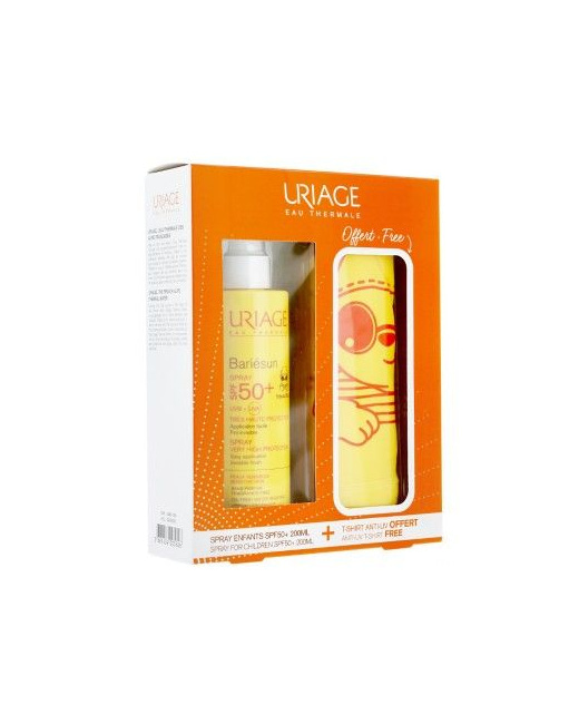 Spray enfant SPF50 Bariesun + t-shirt anti-UV