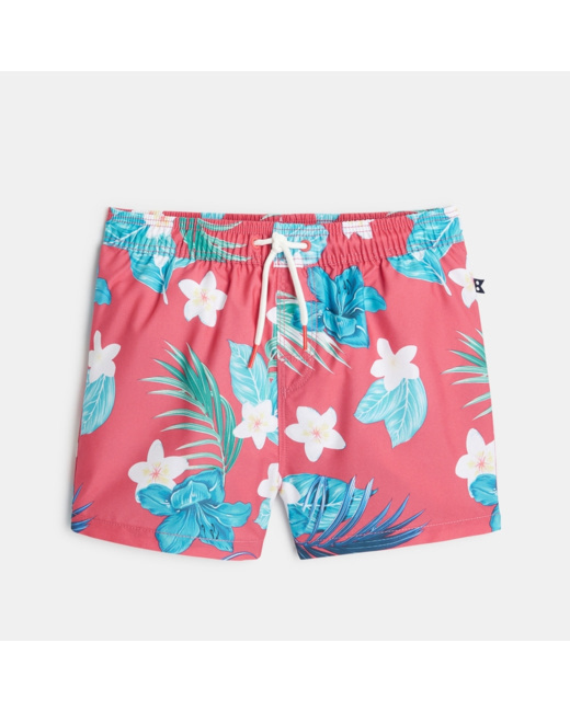 Short de bain imprimé rose garçon