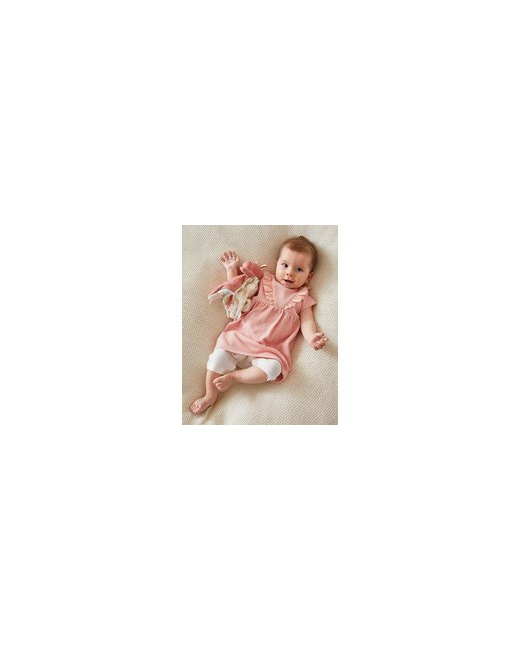 Set robe en jersey gaufré + legging