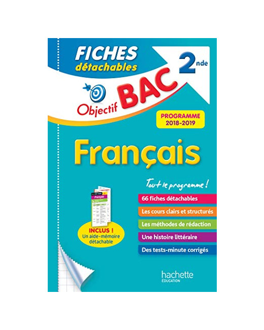 Objectif Bac Fiches détachables Français 2nde