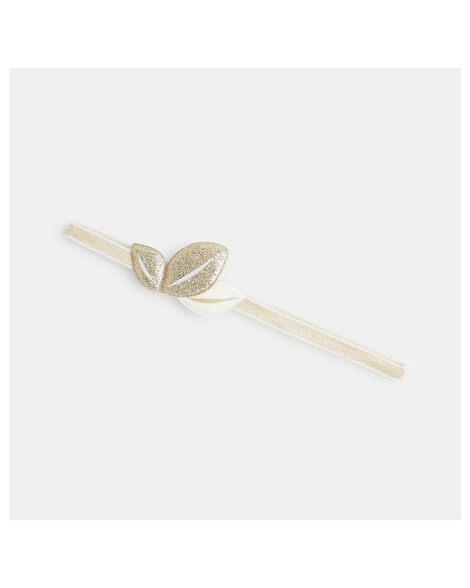 Headband feuilles brillantes à élastique