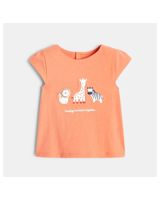 T-shirt animaux de la savane en relief