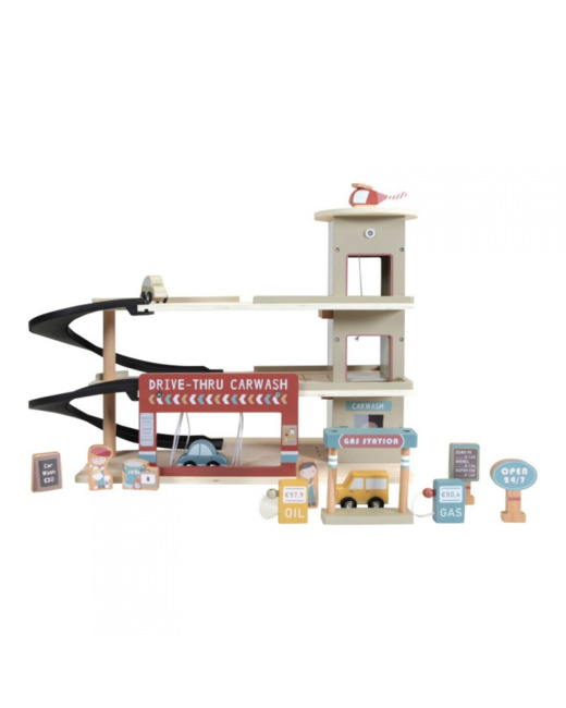 Circuit train en bois - extension garage