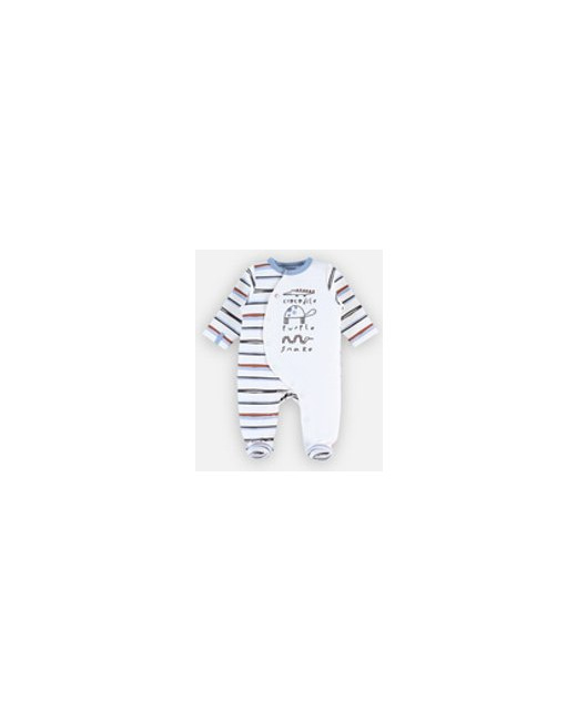 Pyjama 1 pièce rayé en interlock