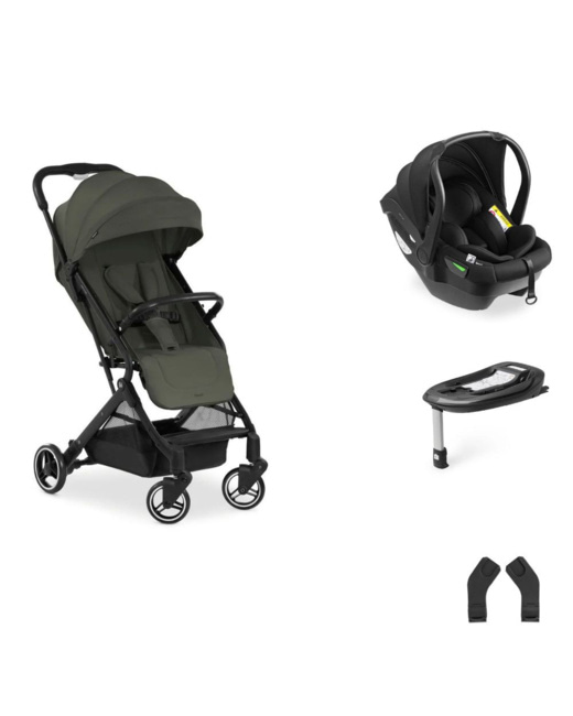 Pack duo poussette compacte avec adaptateurs et base Drive Travel N Care