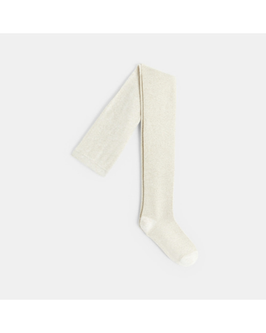 Collants chauds irisés beige fille