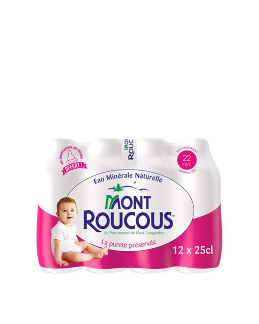 Eau Minérale Mont ROUCOUS 12 x25 cL