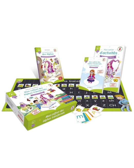 Jeu éducatif Mon coffret des Alphas transformés
