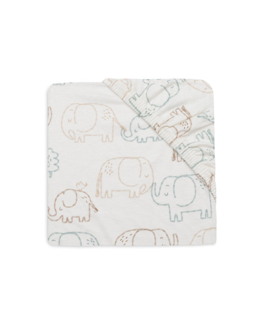Drap-housse en jersey Elephant Tales