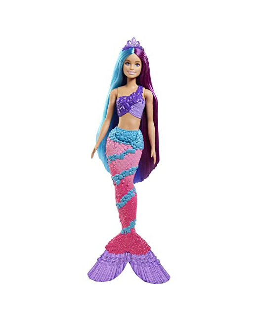 Barbie - Sirène cheveux longs fantastiques