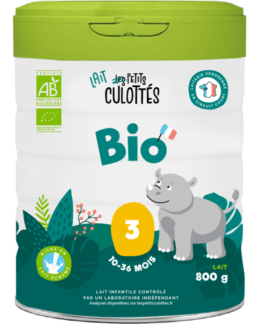 Lait de croissance Bio 3ème âge de 10 à 36 mois