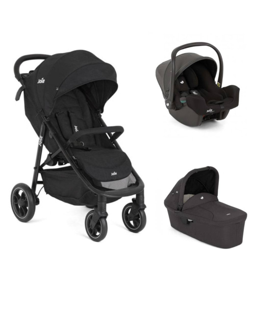 Poussette trio litetrax + siège auto i-snug 2 + nacelle ramble 