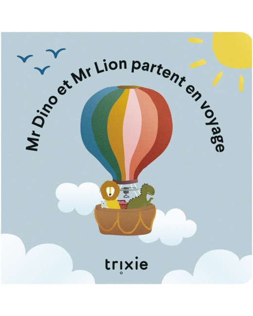 Livre de conte Dino et Lion partent en voyage