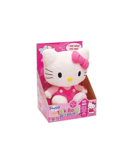 Peluche parlante anglais Hello Kitty