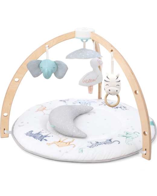 Tapis d'éveil avec arches animaux