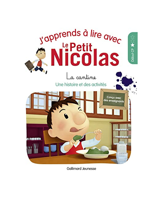 Livre J'Apprends A Lire Avec Le Petit Nicolas - 1 La Cantine
