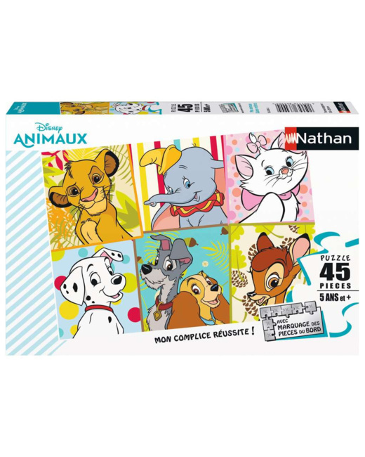 Puzzle Mes animaux Disney préférés / Disney Animals - de 5 ans