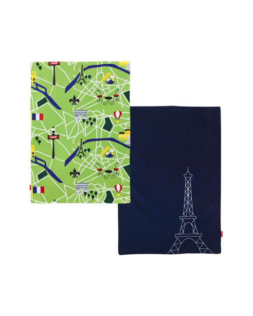 Couverture bébé reversible buggy blanket 