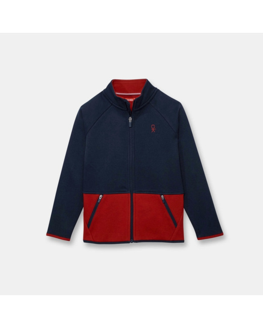 Sweat technique biface bleu garçon