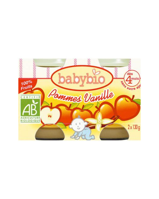 BIO Pommes vanille dès 4 mois