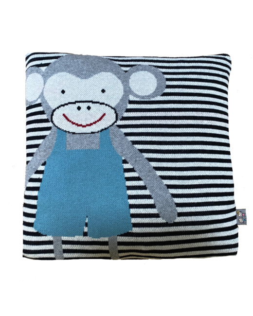 Taie de coussin en coton biologique, SINGE