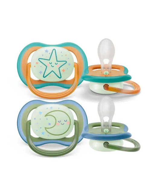 Ultra-Air Sucettes symétriques Phosphorescentes Nuit