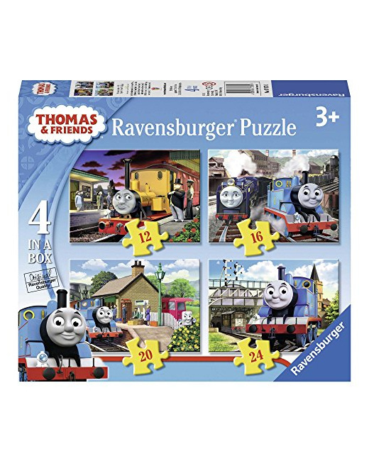 Puzzles Thomas et ses amis 4 en boîte - 12, 16, 20 et 24 pièces
