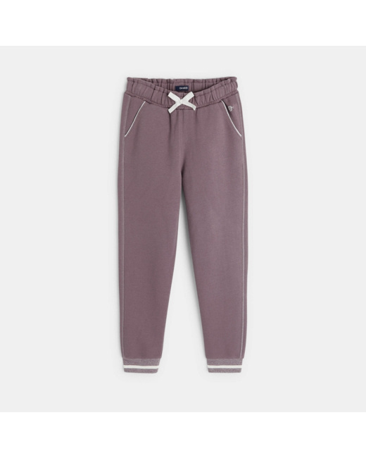 Pantalon de jogging à coutures irisées gris fille