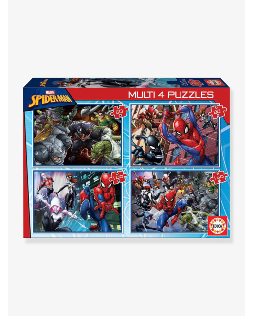 4 puzzles progressifs Spiderman