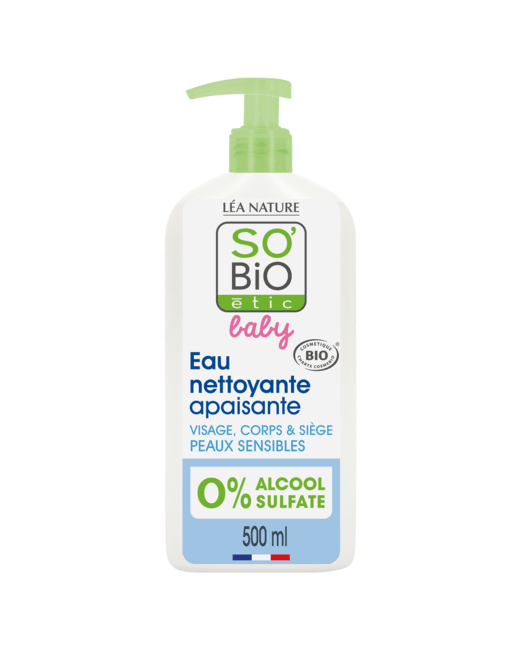 Eau nettoyante apaisante