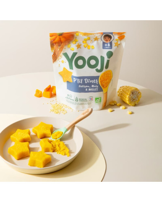 P'tit Dîner : Potiron, maïs, millet bio