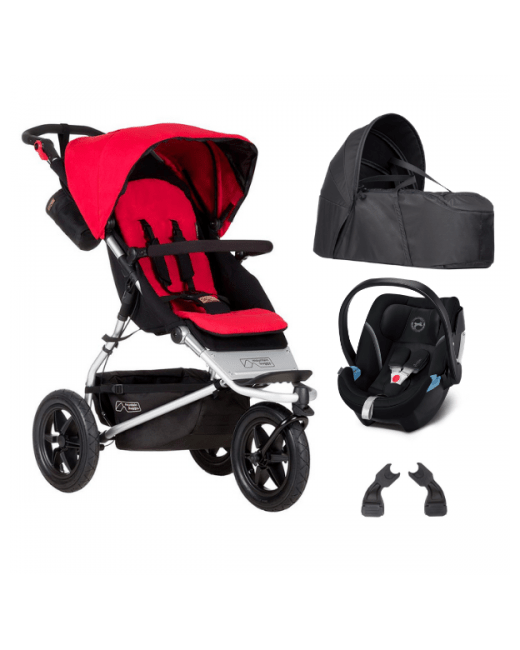 Poussette Urban Jungle + cocoon V2 + coque Cybex Aton 5