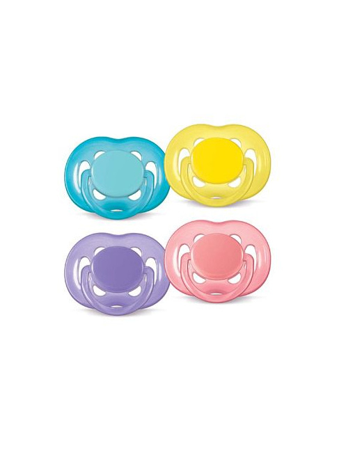 Sucette aérée silicone 6-18 mois sans BPA