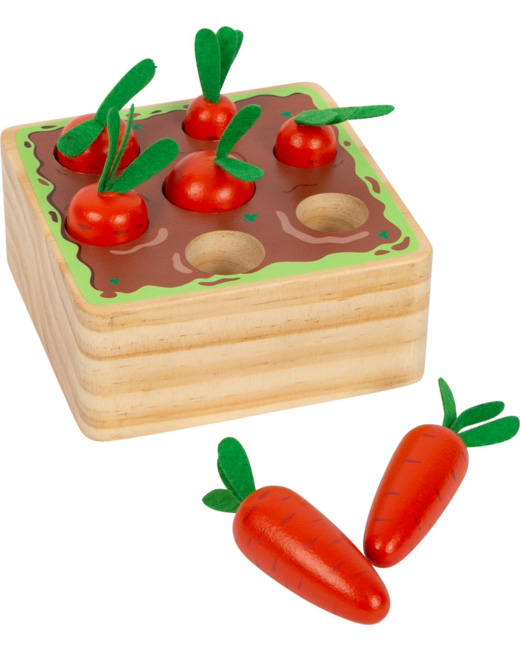 Jeu à enficher carottes