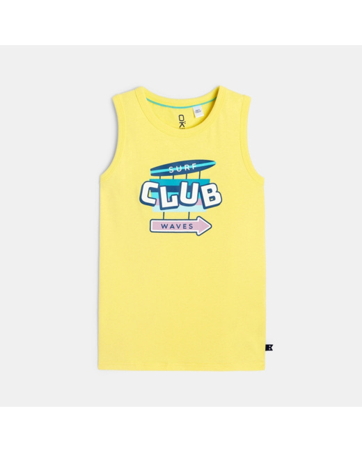 Débardeur surf jaune garçon
