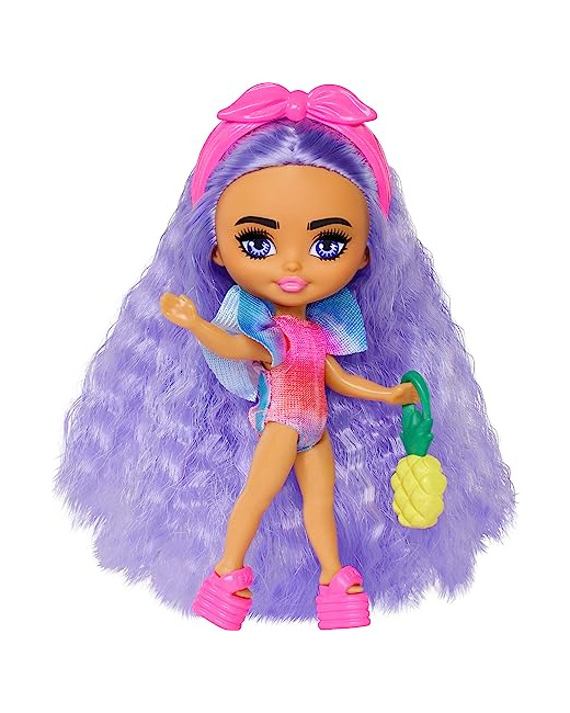 Barbie - Poupée Extra Cool Mini Minis - Tenue de plage