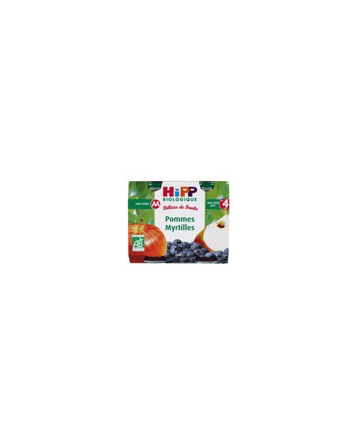 Pommes Myrtilles 190g dès 4 mois