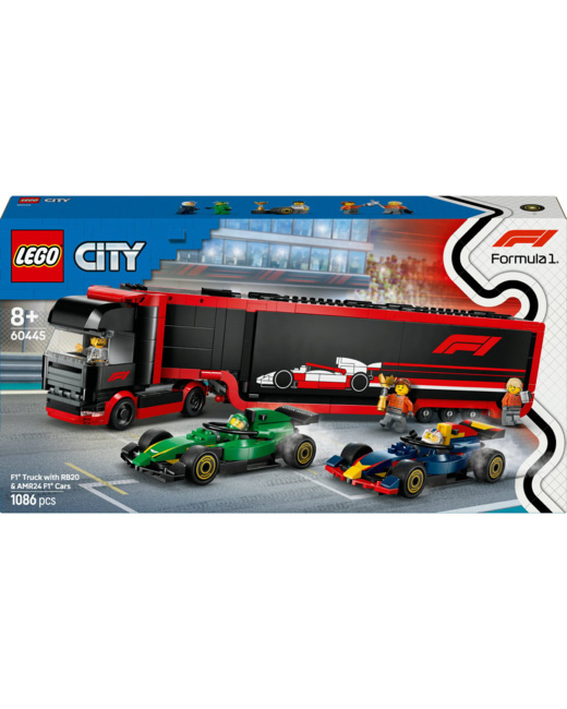 Camion et voiture de F1 City