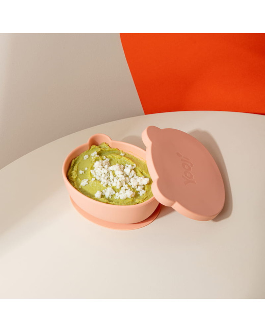 Bol à couvercle en silicone