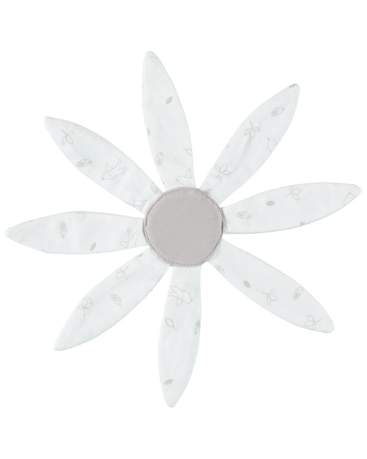 Doudou plat spécial bébés prématurés fleur