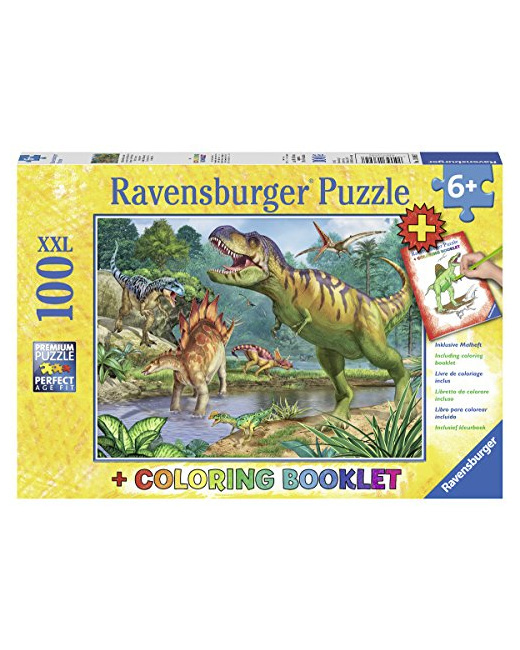 Puzzle - Le monde des dinosaures - 100 pièces