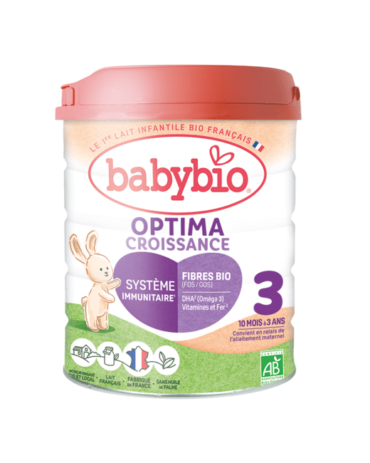 Lait Optima 3ème âge Croissance - avec fibres